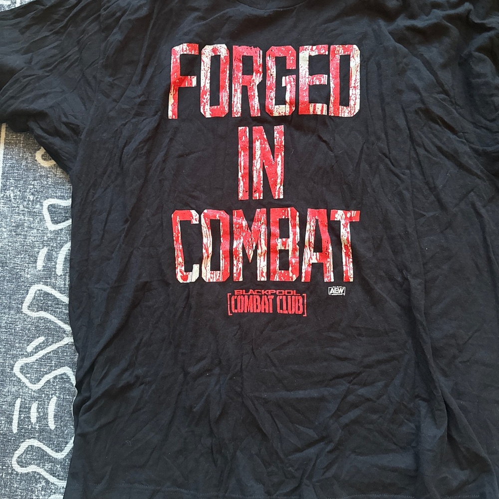 Blackpool Combat Club Shirt AEW XXL John Moxley Daniel Bryan Bryan Danielson